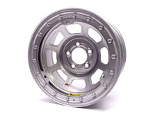 Cargar imagen en el visor de la galería, Bassett 15x8 IMCA B/Lock Wheel D-Hole Silver 5x5