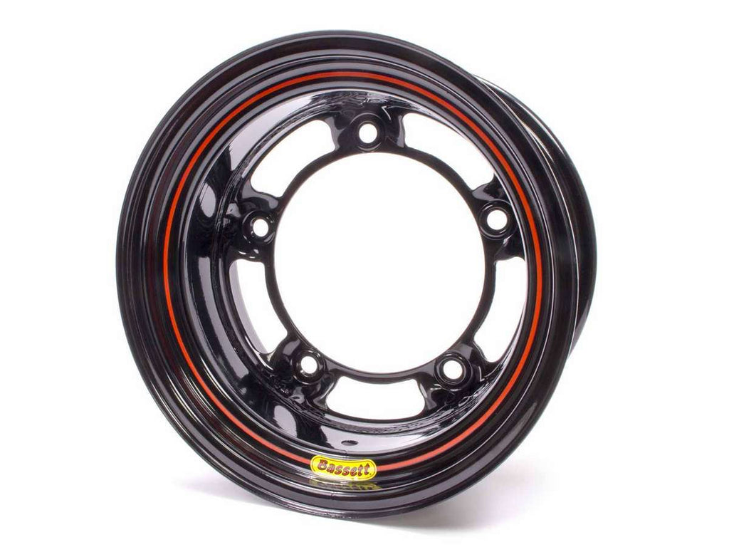 Bassett 15x8 W/5 Black Spun