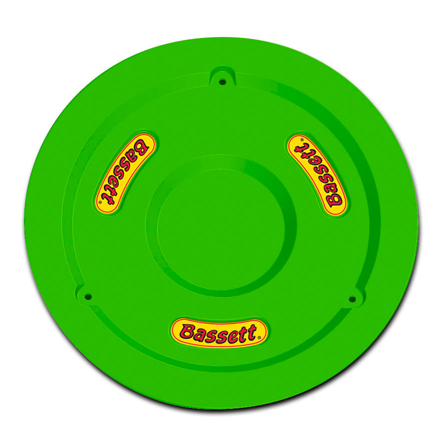 Bassett Wheel Cover 15in Green Fluorescent