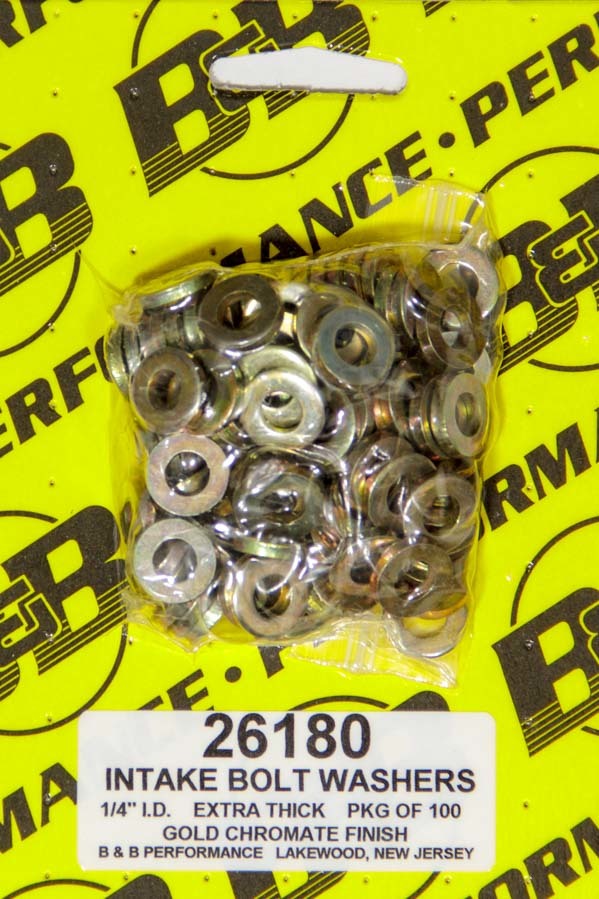 B & B Performance H/T Special Washers - 1/4in .540in OD (100)