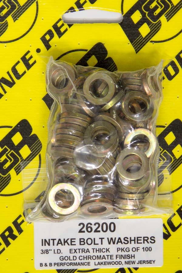 B & B Performance H/T Special Washers - 3/8in .625in OD (100)