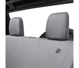 Seat Covers - 07-18 Wrangler JK 2-Door; Rear (Charcoal)