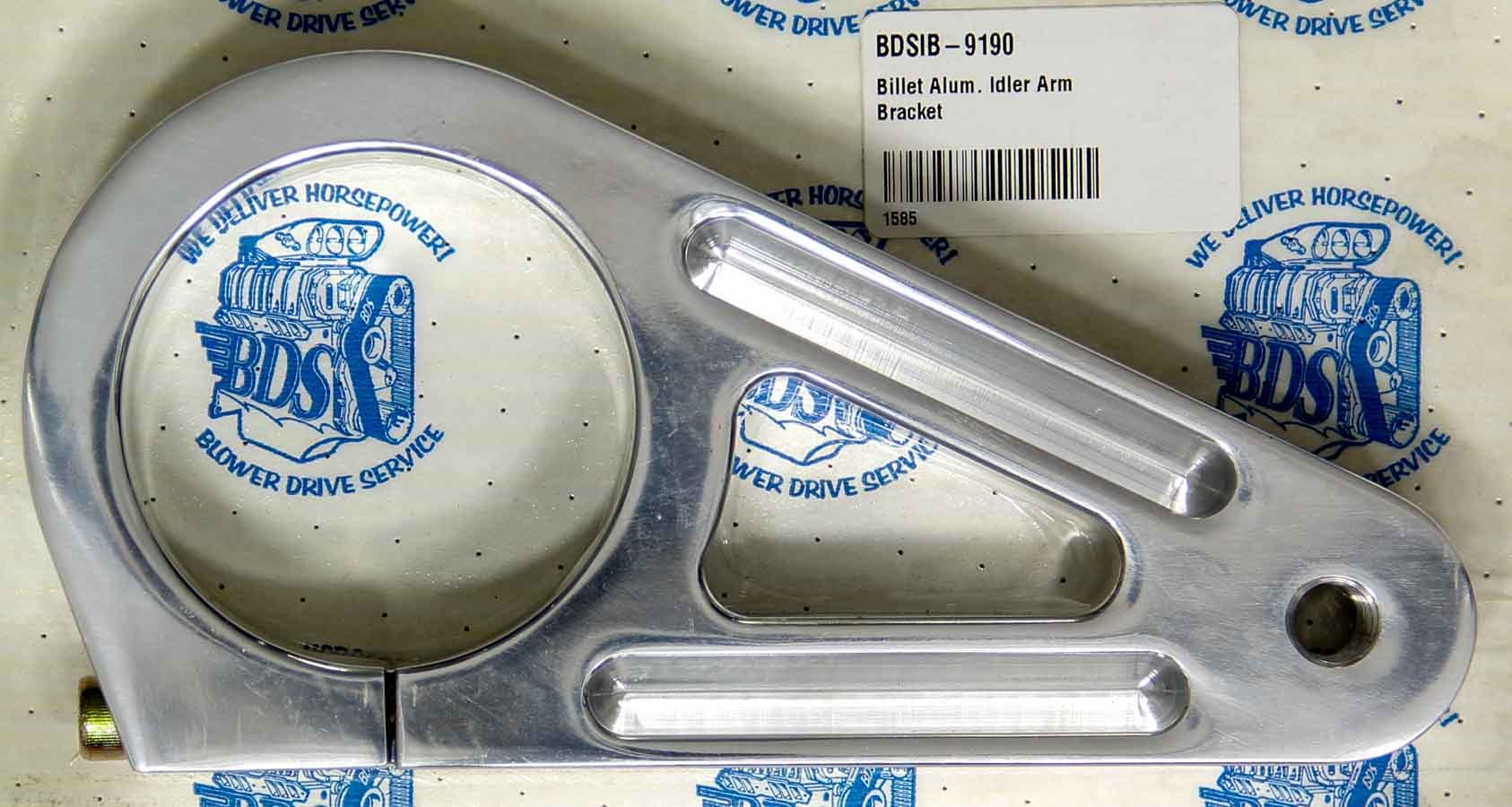 Blower Drive Service Billet Alum. Idler Arm Bracket