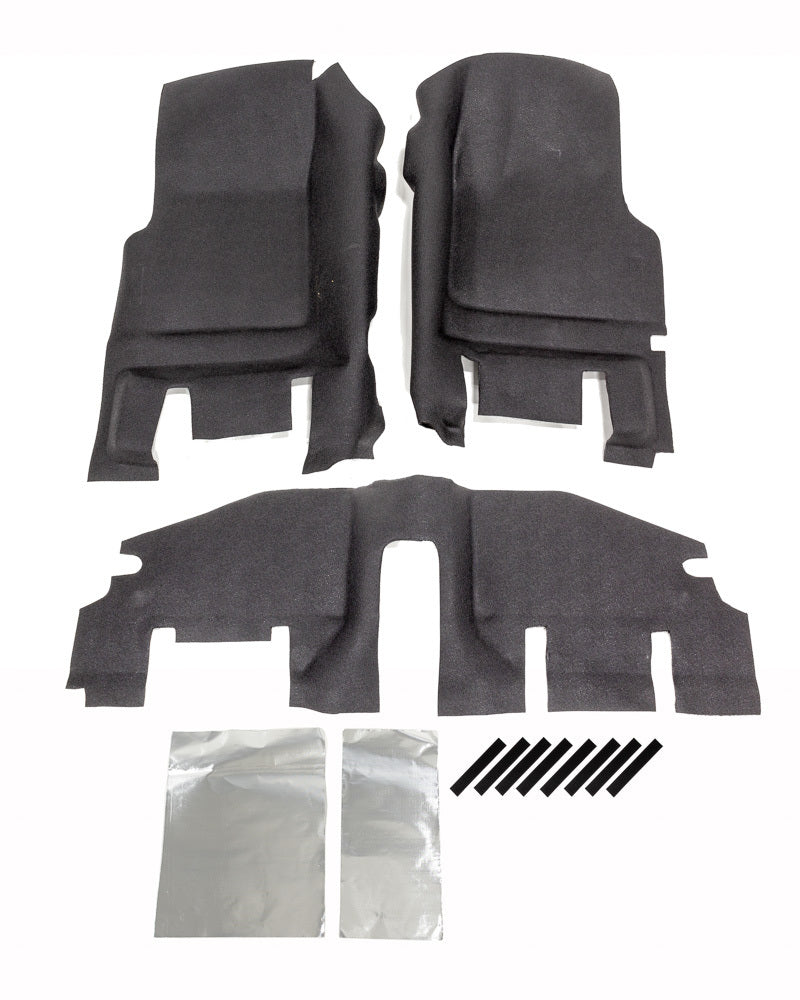 BedRug Bedtred 97-06 Jeep Wrangler TJ Front 3pc.