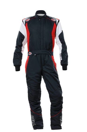 Traje BellSuit PRO-TX negro/rojo mediano SFI 3.2A/5