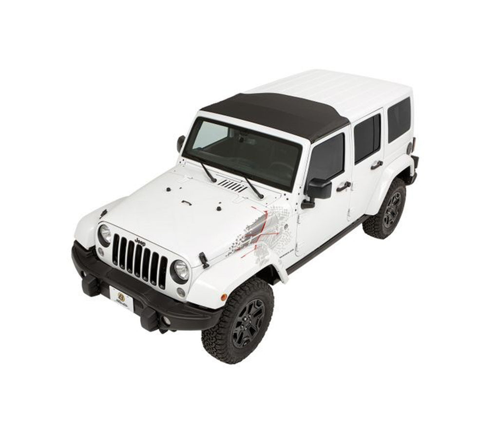 Sunrider Hardtop 07-18 J eep Wrangler Black Twill