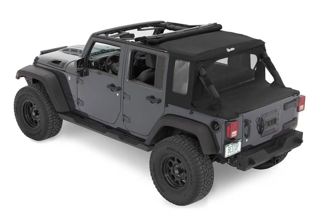 Bestop 07-18 Jeep Wrangler JK Halftop Soft Top