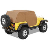 Bestop 07-18 Jeep Wrangler 2 Dr Trail Cover Black