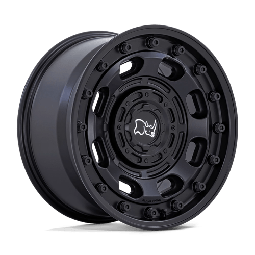 BR007 16X8 BLANK M-BLK -10MM (108-155)