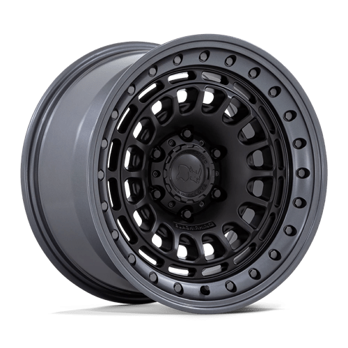 BR014 17X9 6X5.5 M-BLK-GNMTL -12MM