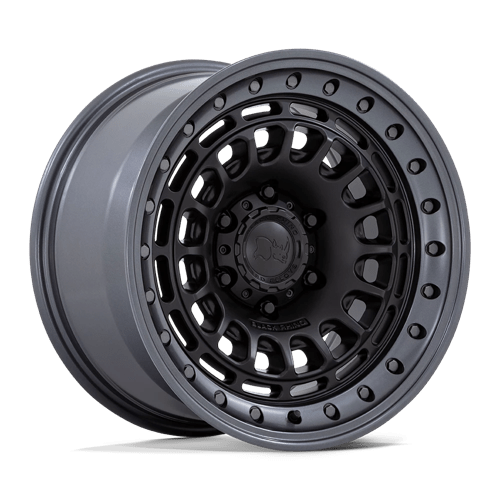 BR014 17X9 6X5.5 M-BLK-GNMTL 0MM