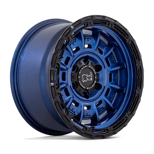 BR002 17X9 5X5.0 CB-BLU BLK-LP -12MM