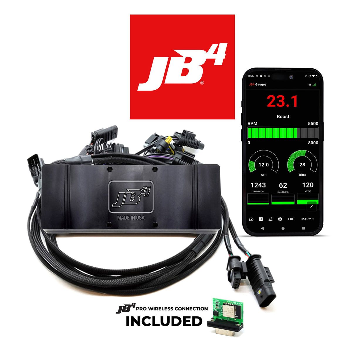 JB4 Tuner for 2016-2022 G12 N74 V12 BMW M760Li xDrive (BETA) + PRO Bluetooth Adapter - view 5