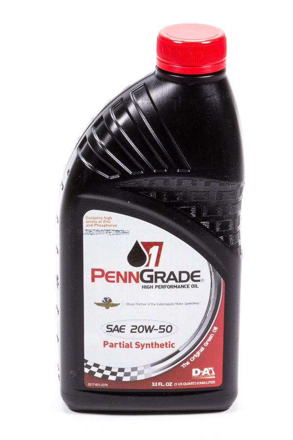 PennGrade 20w50 Racing Oil 1 Qt Partial Synthetic