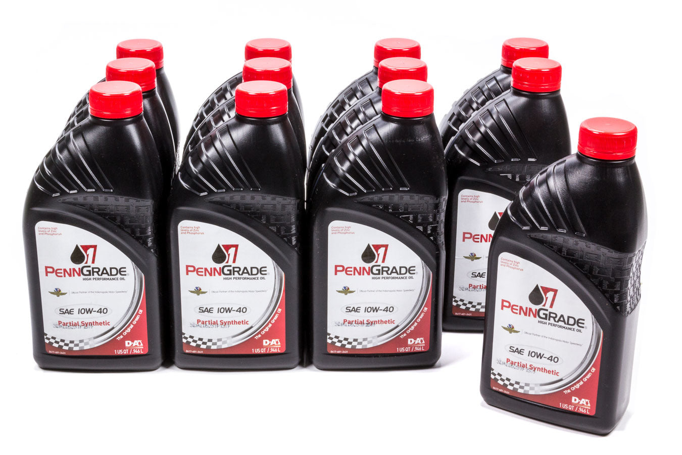 PennGrade 10w40 Racing Oil Cs/12Qt Partial Synthetic