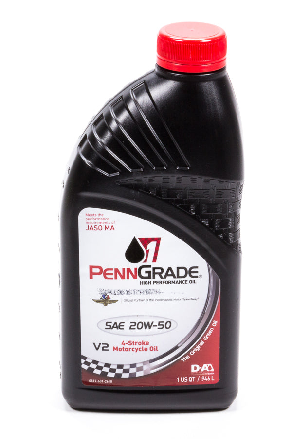 PennGrade 20w50 Motorcycle Oil 1 Qt