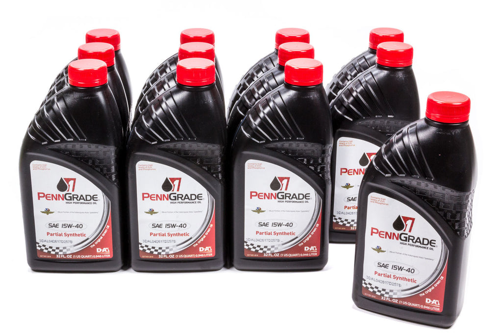 15w40 Racing Oil Cs/12Qt Partial Synthetic