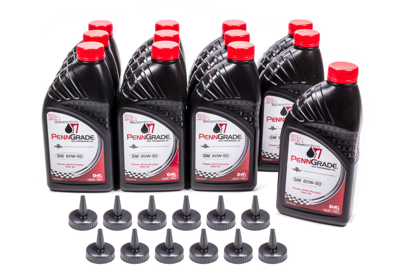 PennGrade 80w90 Hypoid Gear Oil Case 12 x 1 Qt. GL-4