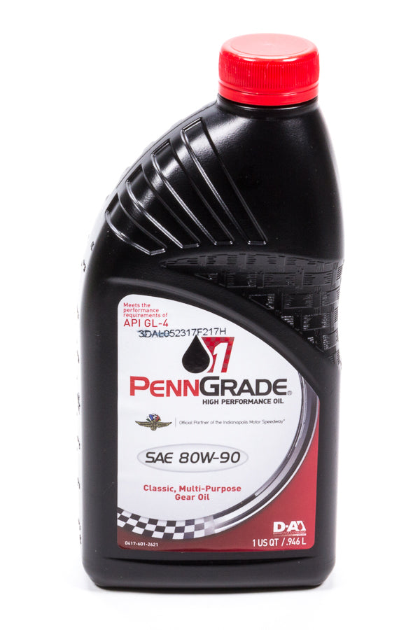PennGrade 80w90 Hypoid Gear Oil 1 Qt. GL-4