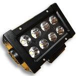 5 in. Dual Row LED Light Bar; Black Face