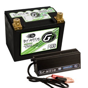 Braille Battery Lithium 12 Volt Battery Green Lite w/Charger