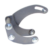 Load image into Gallery viewer, Borgeson Power steering pump bracket. Natural steel. Fits SBC with short water pump.