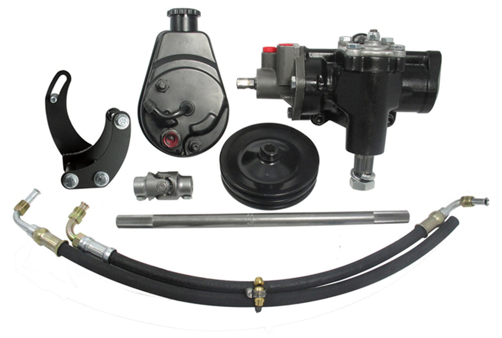 Kit de conversión de dirección asistida Borgeson; automóviles Chevy 58-64; serie 600 de Delphi; kit completo