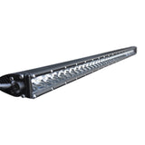 50 in. Single Row LED Light Bar; Chrome Face