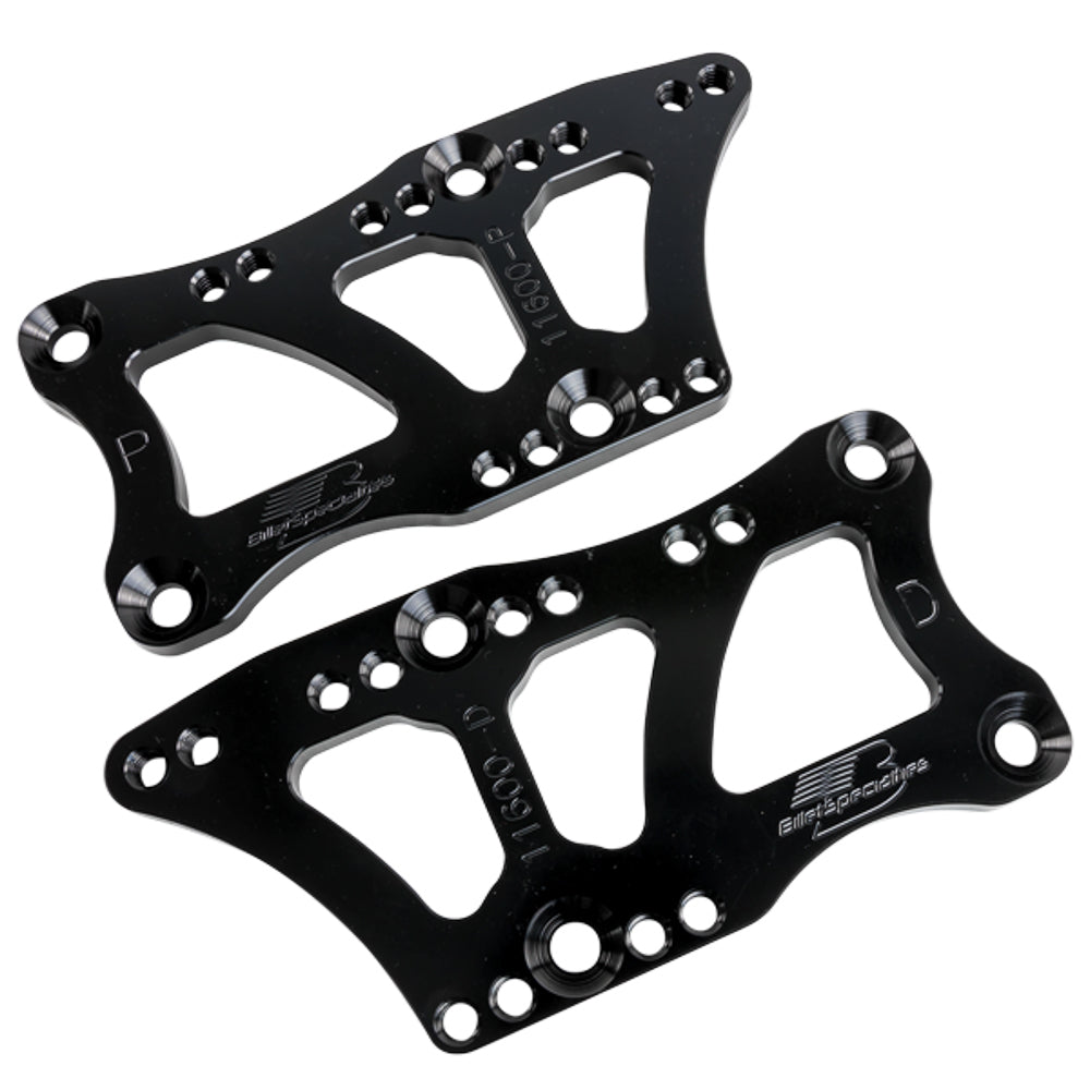 Soportes de motor intercambiables LS de Billet Specialties, color negro