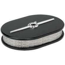 Load image into Gallery viewer, Billet Specialties Oval Air Cleaner Small Streamline Black