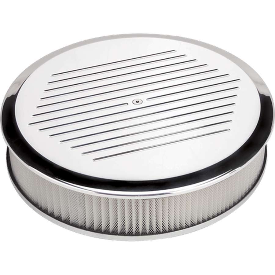 Billet Specialties Air Cleaner 14in Round Ball Milled Polished