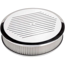 Load image into Gallery viewer, Billet Specialties Air Cleaner 14in Round Ball Milled Polished