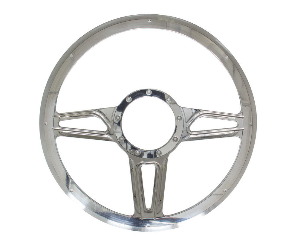 Billet Specialties Steering Wheel Intercptr 14in Half Wrap