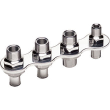 Cargar imagen en el visor de la galería, A/C &amp; Heat Bulkhead Inline Push On 4 Port