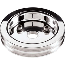 Cargar imagen en el visor de la galería, Polished SBC 2 Groove Lower Pulley