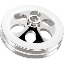 Cargar imagen en el visor de la galería, Power Steering Pulley 2 Groove Press on 77-  GM