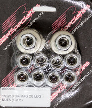 Cargar imagen en el visor de la galería, 1/2-20 X 3/4 Mag Lug Nuts (10/PK)