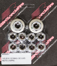 Cargar imagen en el visor de la galería, 1/2-20 X 1/2 Mag Lug Nuts (10/PK)