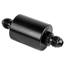 Load image into Gallery viewer, In Line Fuel Filter -6AN Ends Black