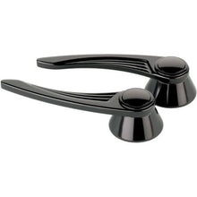 Cargar imagen en el visor de la galería, Black Door Handles Ball Milled GM/Ford 49-Up