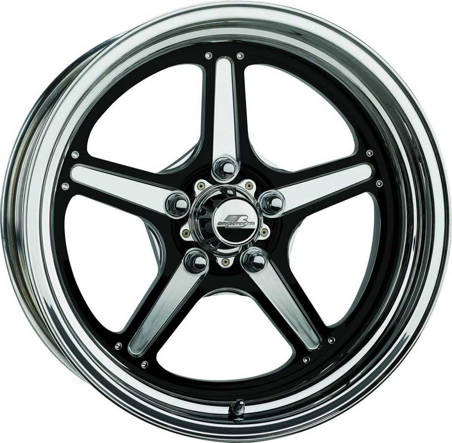 Billet Specialties Street Lite Wheel Black 15X4 1.625in BS