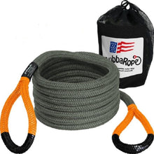 Cargar imagen en el visor de la galería, Juego de equipo de recuperación para Jeep Bubba Rope de 3/4 in x 30 ft, color gris y naranja