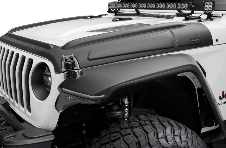 Blindaje de capó Bushwacker Trail Armor para Jeep Wrangler JK 07-18