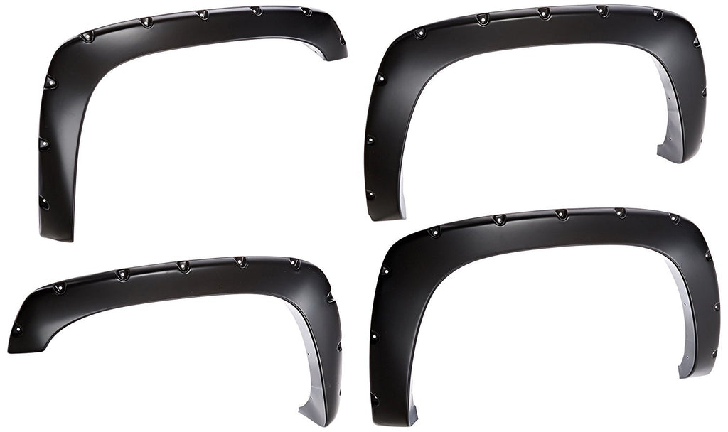 Guardabarros estilo bolsillo Bushwacker 99-02 Chevy Silverado, 4 piezas