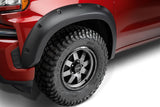 Guardabarros Bushwacker 17 para Chevy Colorado Forge, color negro, 4 piezas