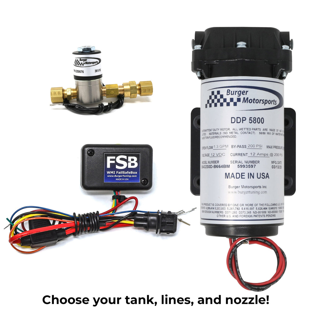 BMS Water Methanol Injection Kit - view 2