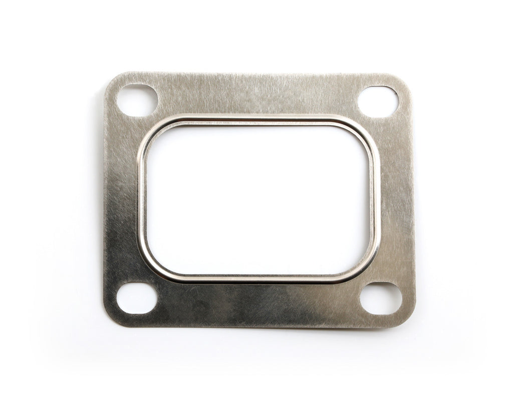 Junta de brida de entrada de turbo rectangular T4 para automoción Cometic Gasket, acero inoxidable de 0,016"