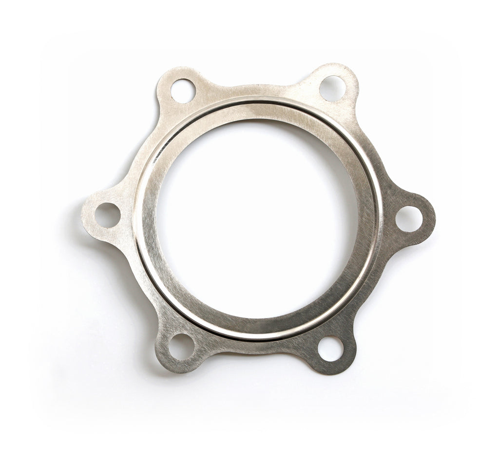 Junta de brida de descarga de 6 pernos Cometic Gasket Automotive GT32, 0,016" de acero inoxidable