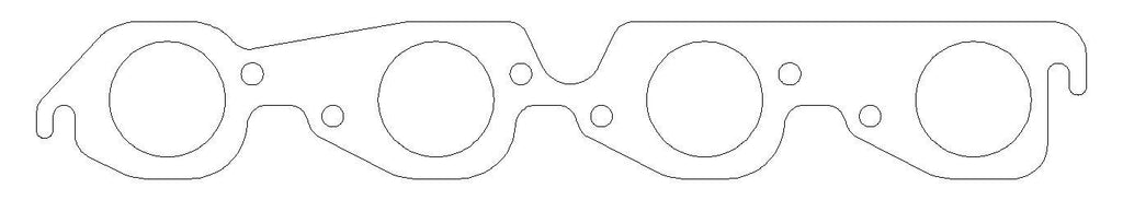 Cometic Gasket AutomotiveMLS Exhaust Gasket Set BBC w/2.000 Round Port