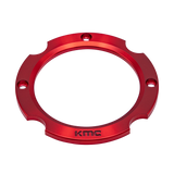 KS CAP RING 4X156 - ANODIZED RED